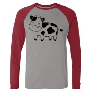 Long Sleeve Jersey Baseball Tee Thumbnail