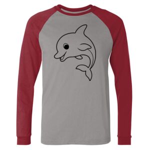 Long Sleeve Jersey Baseball Tee Thumbnail