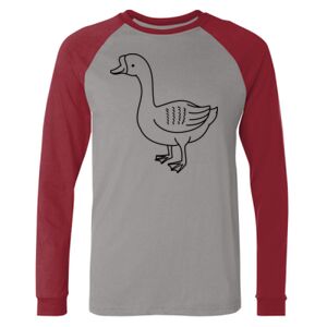 Long Sleeve Jersey Baseball Tee Thumbnail