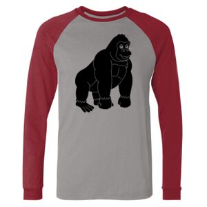 Long Sleeve Jersey Baseball Tee Thumbnail