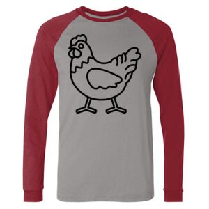 Long Sleeve Jersey Baseball Tee Thumbnail