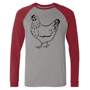 Long Sleeve Jersey Baseball Tee Thumbnail