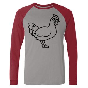 Long Sleeve Jersey Baseball Tee Thumbnail