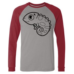 Long Sleeve Jersey Baseball Tee Thumbnail