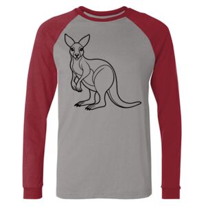 Long Sleeve Jersey Baseball Tee Thumbnail