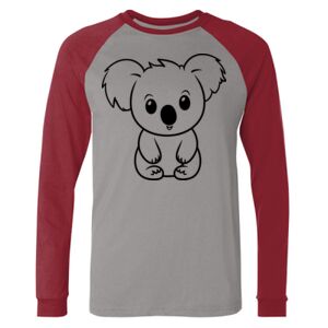 Long Sleeve Jersey Baseball Tee Thumbnail