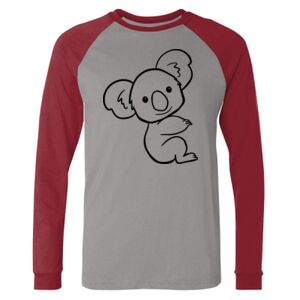 Long Sleeve Jersey Baseball Tee Thumbnail