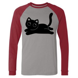 Long Sleeve Jersey Baseball Tee Thumbnail