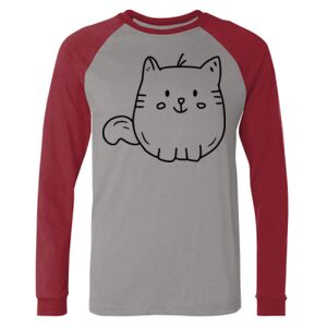 Long Sleeve Jersey Baseball Tee Thumbnail