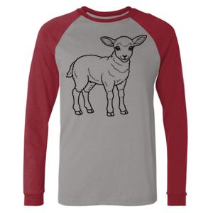 Long Sleeve Jersey Baseball Tee Thumbnail