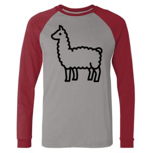 Long Sleeve Jersey Baseball Tee Thumbnail