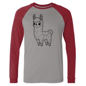 Long Sleeve Jersey Baseball Tee Thumbnail