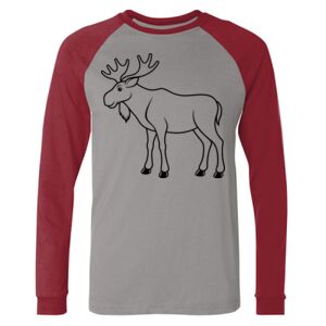 Long Sleeve Jersey Baseball Tee Thumbnail
