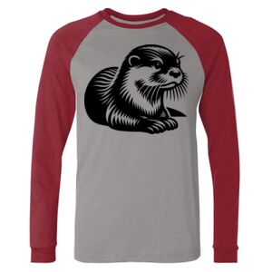 Long Sleeve Jersey Baseball Tee Thumbnail