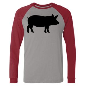 Long Sleeve Jersey Baseball Tee Thumbnail