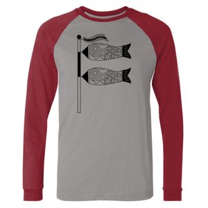 Long Sleeve Jersey Baseball Tee Thumbnail