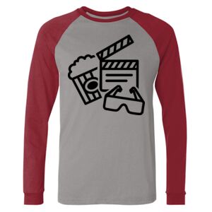 Long Sleeve Jersey Baseball Tee Thumbnail