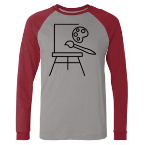 Long Sleeve Jersey Baseball Tee Thumbnail