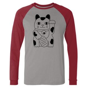 Long Sleeve Jersey Baseball Tee Thumbnail