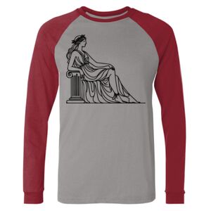 Long Sleeve Jersey Baseball Tee Thumbnail