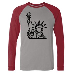 Long Sleeve Jersey Baseball Tee Thumbnail