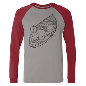 Long Sleeve Jersey Baseball Tee Thumbnail