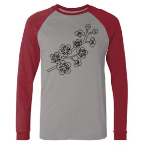 Long Sleeve Jersey Baseball Tee Thumbnail
