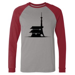 Long Sleeve Jersey Baseball Tee Thumbnail