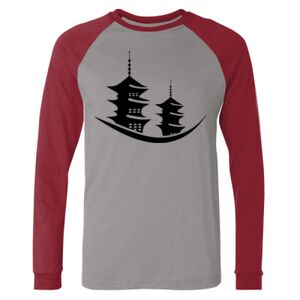 Long Sleeve Jersey Baseball Tee Thumbnail