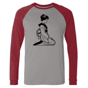 Long Sleeve Jersey Baseball Tee Thumbnail