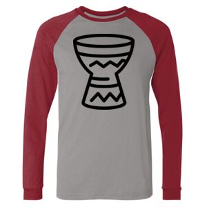 Long Sleeve Jersey Baseball Tee Thumbnail