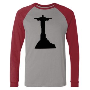 Long Sleeve Jersey Baseball Tee Thumbnail