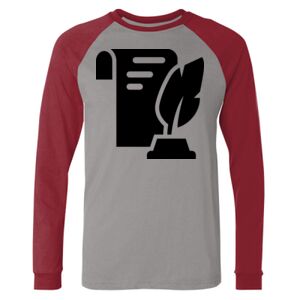 Long Sleeve Jersey Baseball Tee Thumbnail