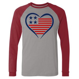 Long Sleeve Jersey Baseball Tee Thumbnail