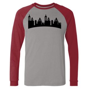 Long Sleeve Jersey Baseball Tee Thumbnail