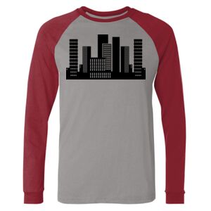Long Sleeve Jersey Baseball Tee Thumbnail