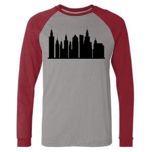 Long Sleeve Jersey Baseball Tee Thumbnail