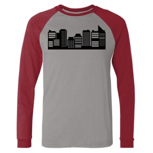 Long Sleeve Jersey Baseball Tee Thumbnail