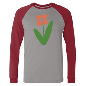 Long Sleeve Jersey Baseball Tee Thumbnail