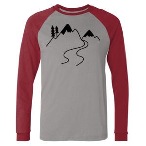 Long Sleeve Jersey Baseball Tee Thumbnail