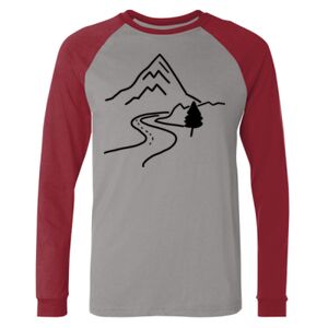 Long Sleeve Jersey Baseball Tee Thumbnail