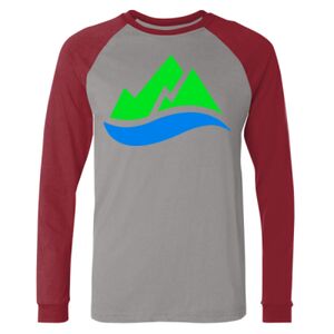 Long Sleeve Jersey Baseball Tee Thumbnail