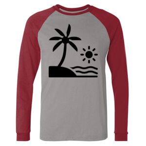 Long Sleeve Jersey Baseball Tee Thumbnail