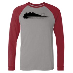 Long Sleeve Jersey Baseball Tee Thumbnail