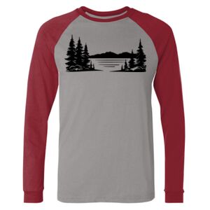 Long Sleeve Jersey Baseball Tee Thumbnail
