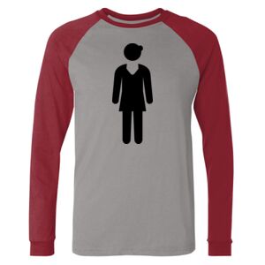 Long Sleeve Jersey Baseball Tee Thumbnail