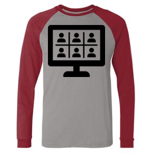 Long Sleeve Jersey Baseball Tee Thumbnail