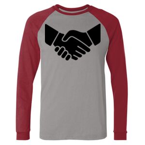 Long Sleeve Jersey Baseball Tee Thumbnail