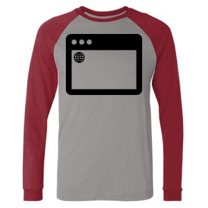 Long Sleeve Jersey Baseball Tee Thumbnail