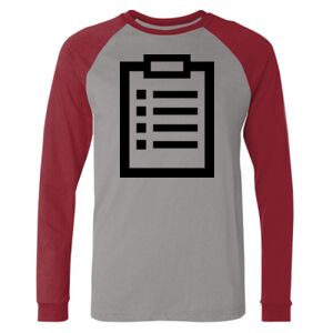 Long Sleeve Jersey Baseball Tee Thumbnail
